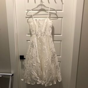 WHBM Convertible strapless dress